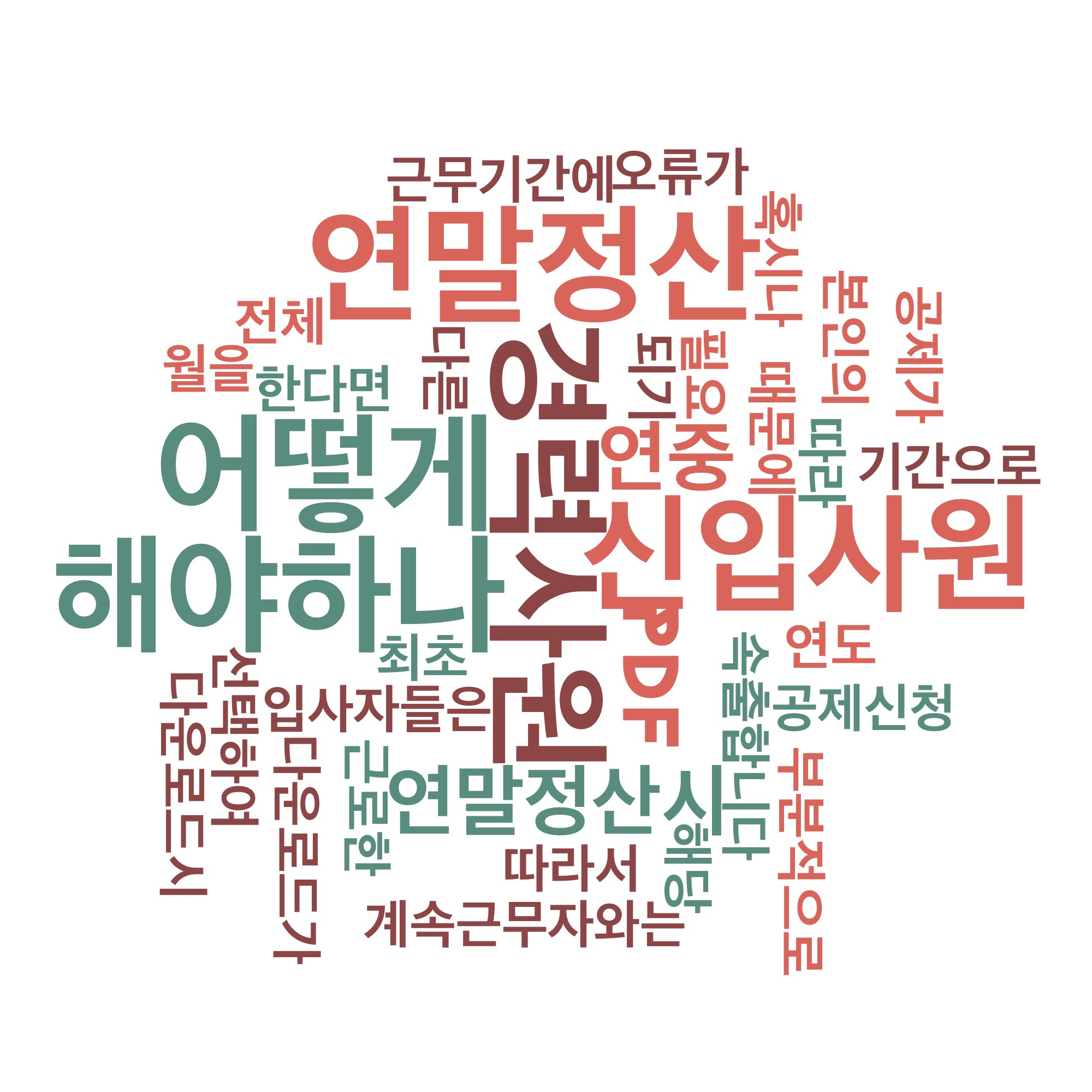 연중 입사자 연말정산 어떻게 해야하나?