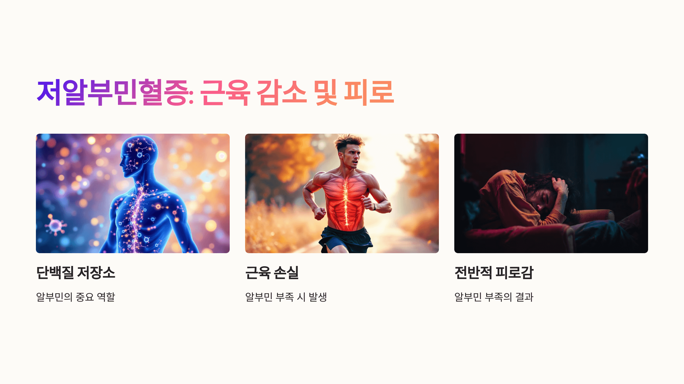 알부민과 관련된 사진입니다.