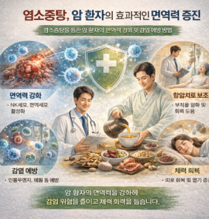 염소 중탕 암환자 효과