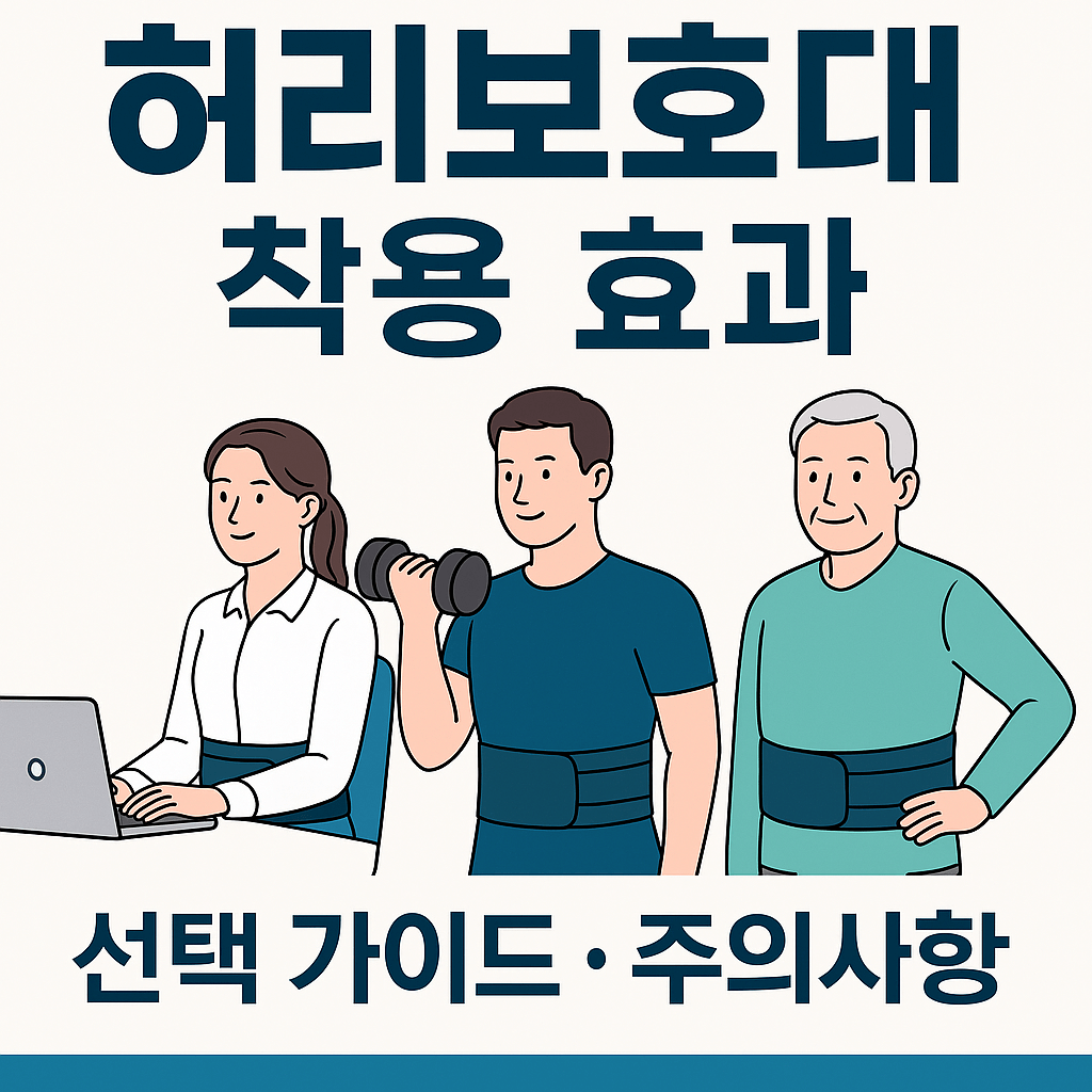허리보호대 착용 효과와 선택 가이드, 소재별 비교표와 주의사항 정리 (2025 최신판)
