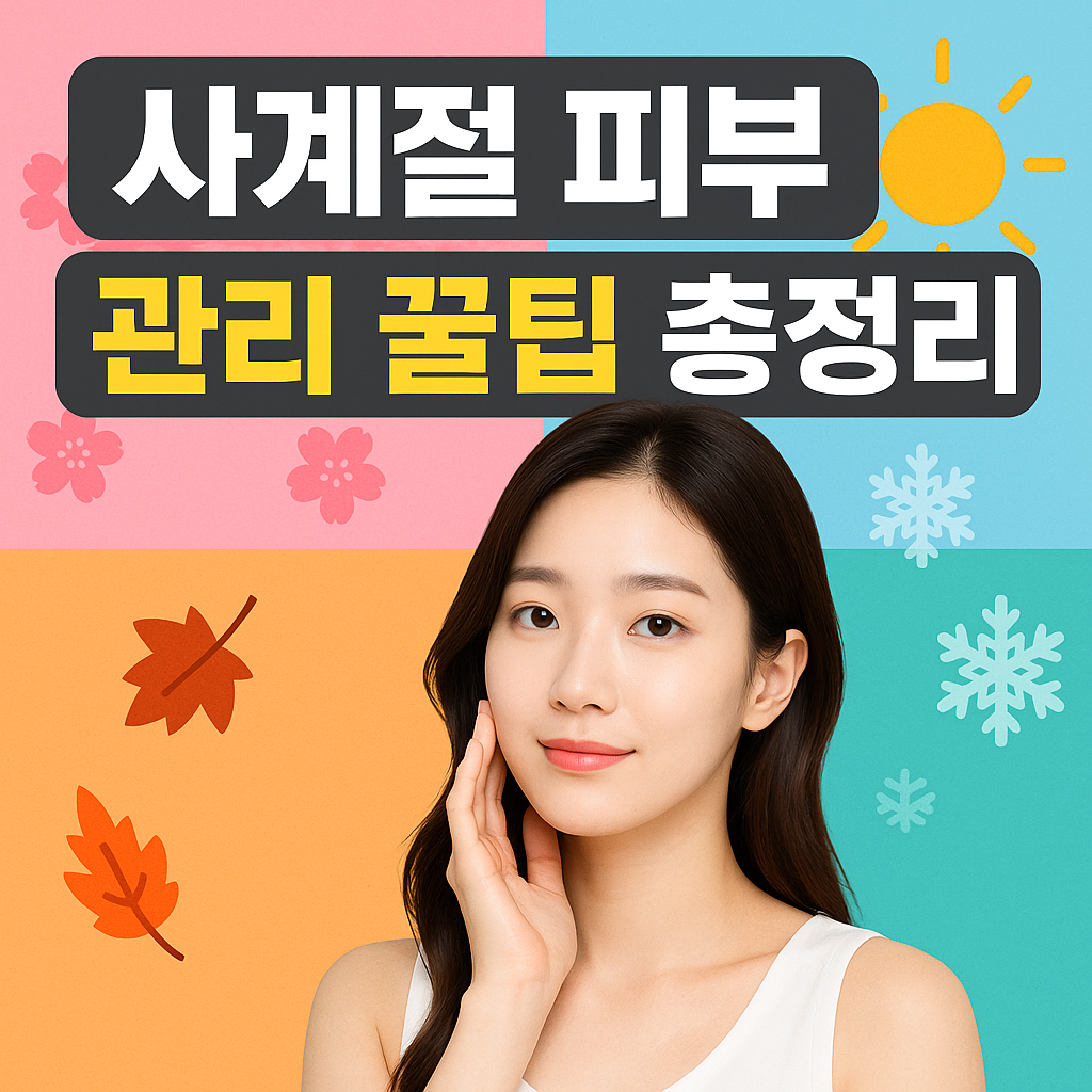 사계절 피부관리 꿀팁