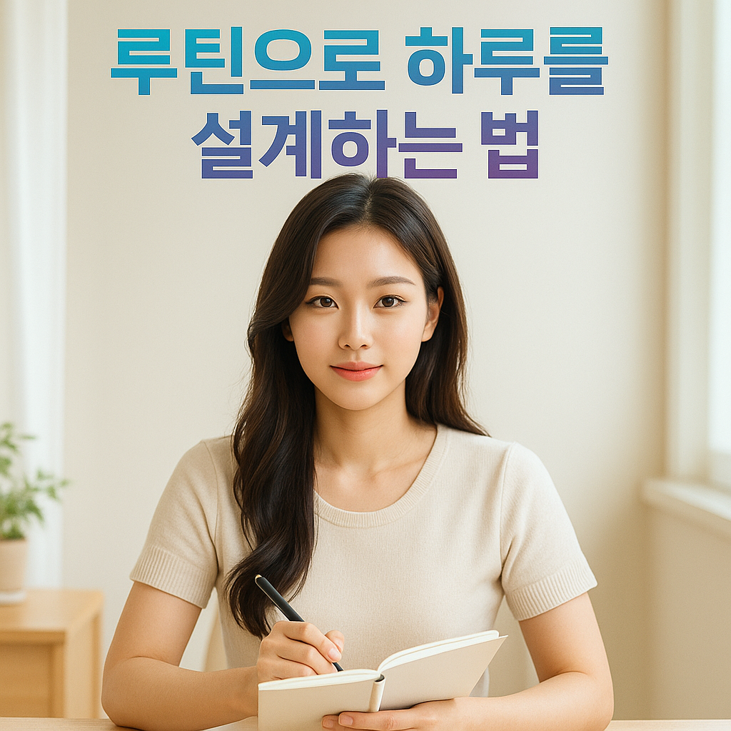 루틴으로 하루를 설계하는 법