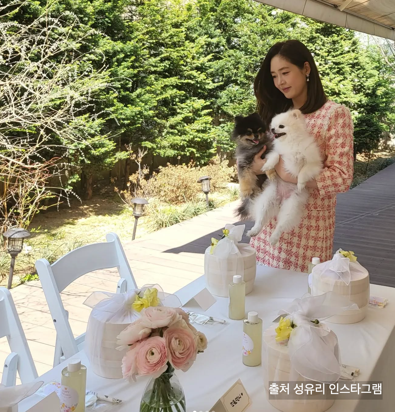 성유리 홈쇼핑 복귀, 인스타로 전한 쌍둥이 근황