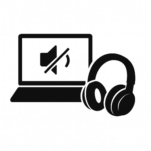 이미지 2. 소리 안 남