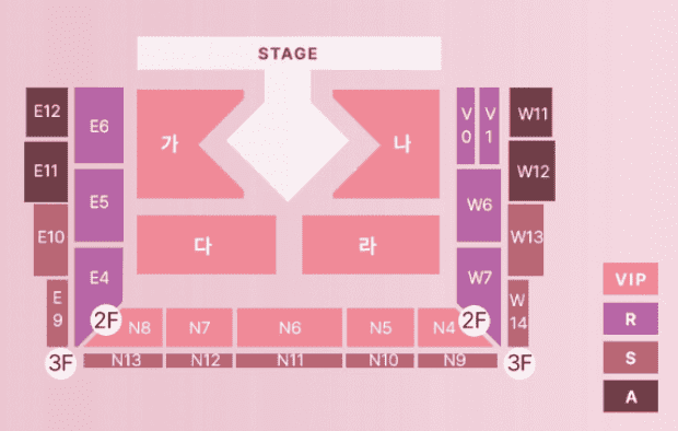 좌석배치도 정보