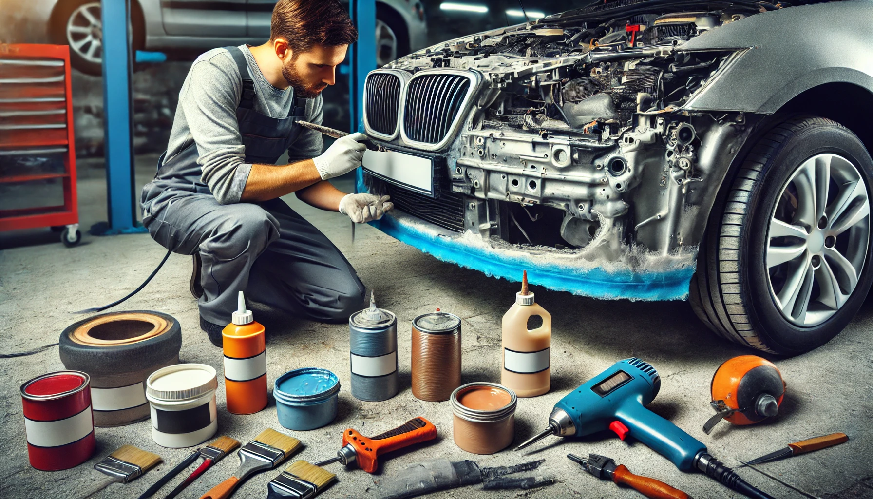 자동차 범퍼 수리