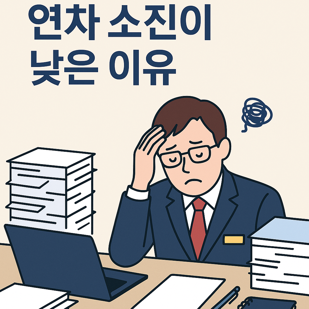 연차 소진율, 우리 직장은 왜 낮을까?