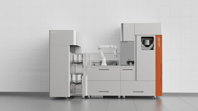 로보아르테 치킨 조리 전 과정 자동화 솔루션 개념도