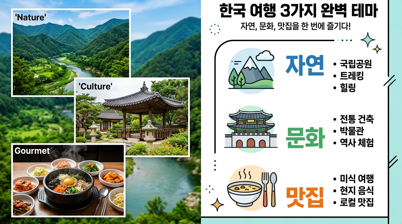 자연, 문화, 맛집까지! 내 취향대로 골라 즐기는 고양시 테마 코스.