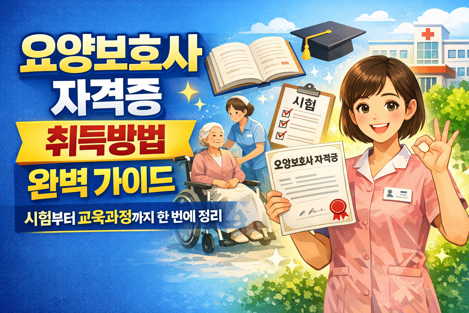 요양보호사 자격증 취득방법