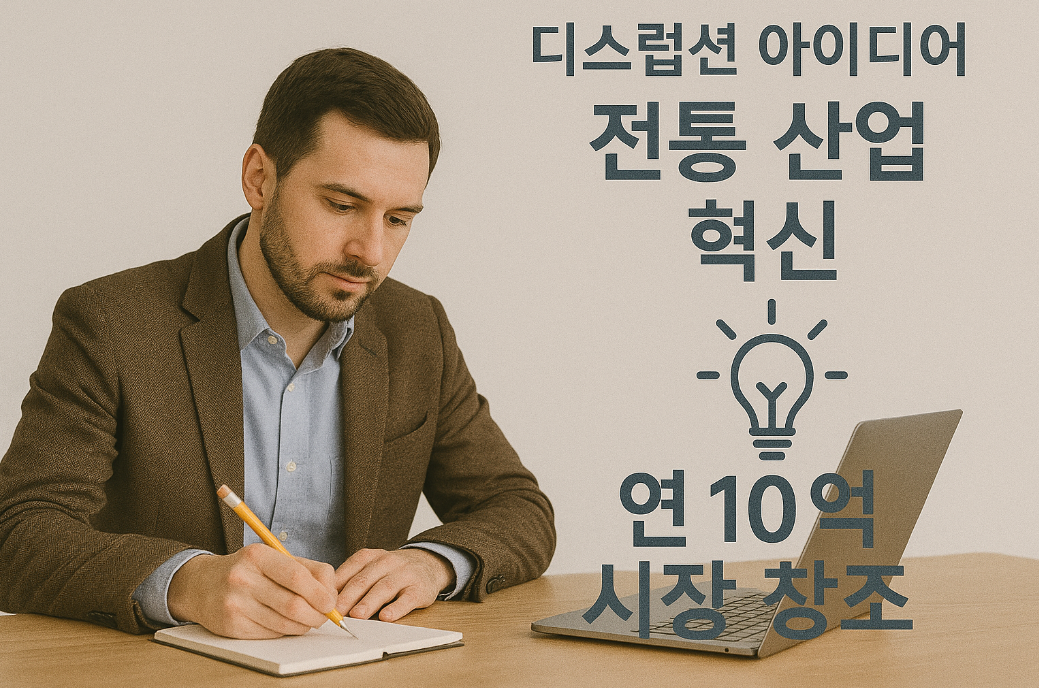 디스럽션 아이디어로 전통 산업 혁신해 연 10억 시장 창조