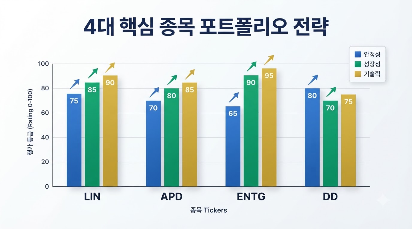 AI 반도체 수혜주: 독점력 높은 미국 특수가스·소재 관련주 4선