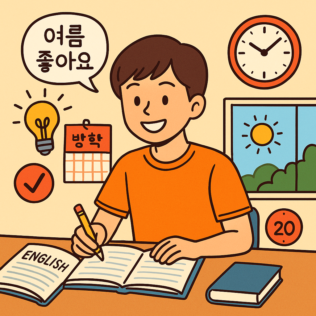 중학생 여름 방학 영어 공부법