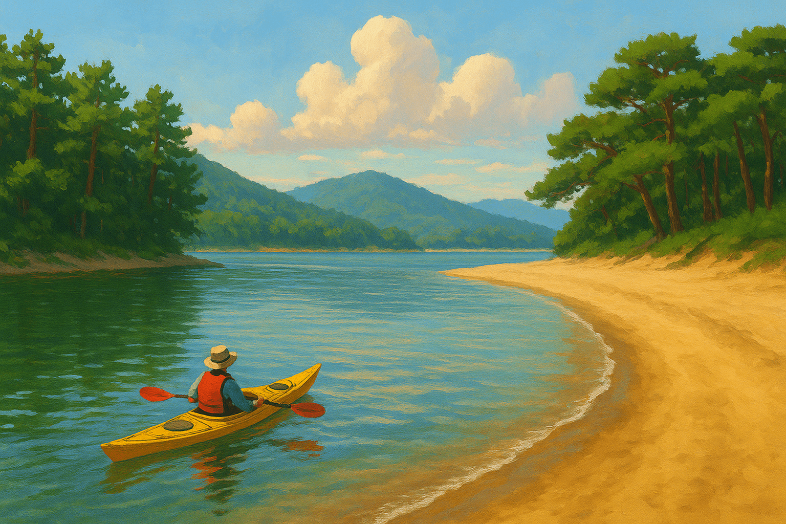 고성 화진포 호수 카약과 백사장 산책, 숨어 있는 보석