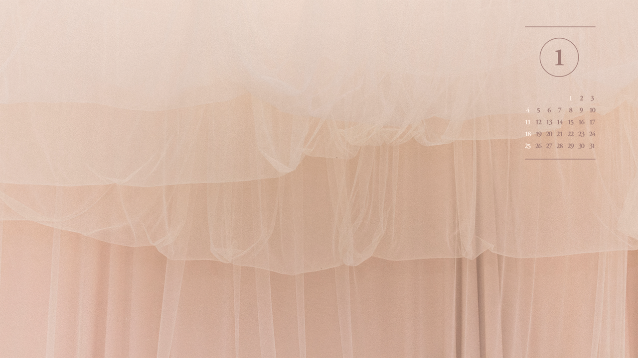 10 커튼 A - 2026년1월 달력배경화면