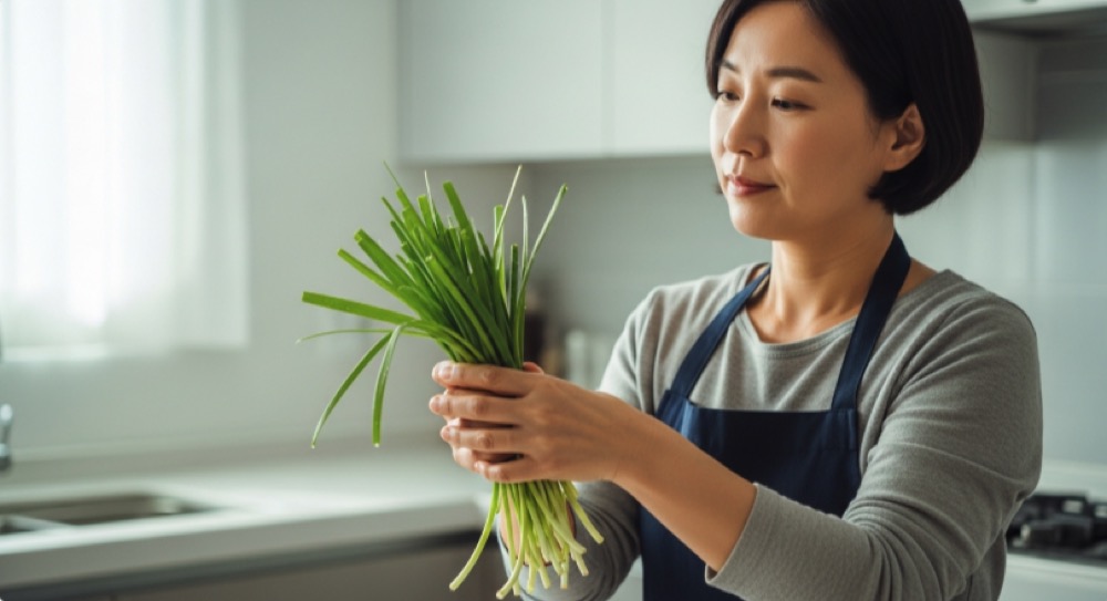 부추를 생으로 먹을지 익혀 먹을지 고민