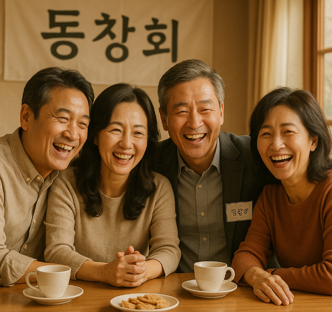 동창회 사진