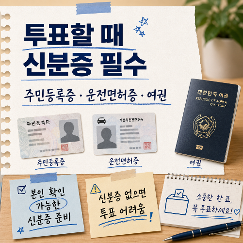 지방선거 일정 및 투표장소 확인