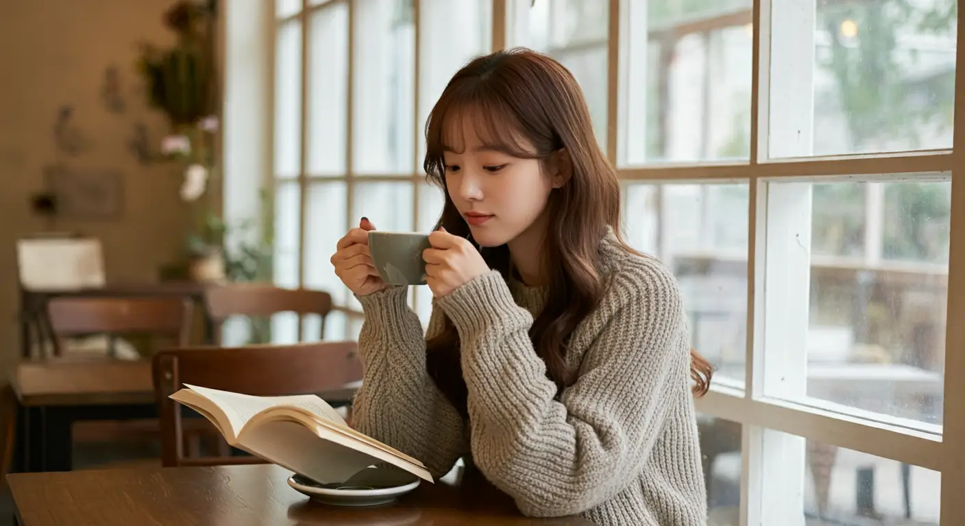 마른 체형 코디