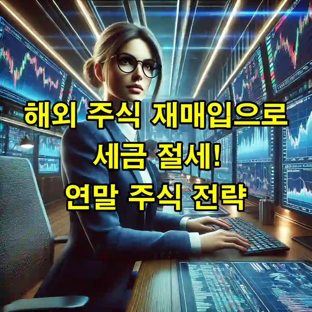 해외 주식 재매입으로 세금 절세! 연말 주식 전략