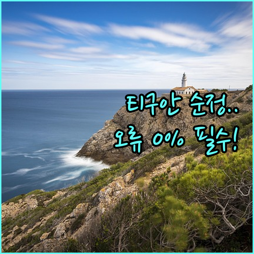 티구안 순정 내비 오류 없이 업데이트..