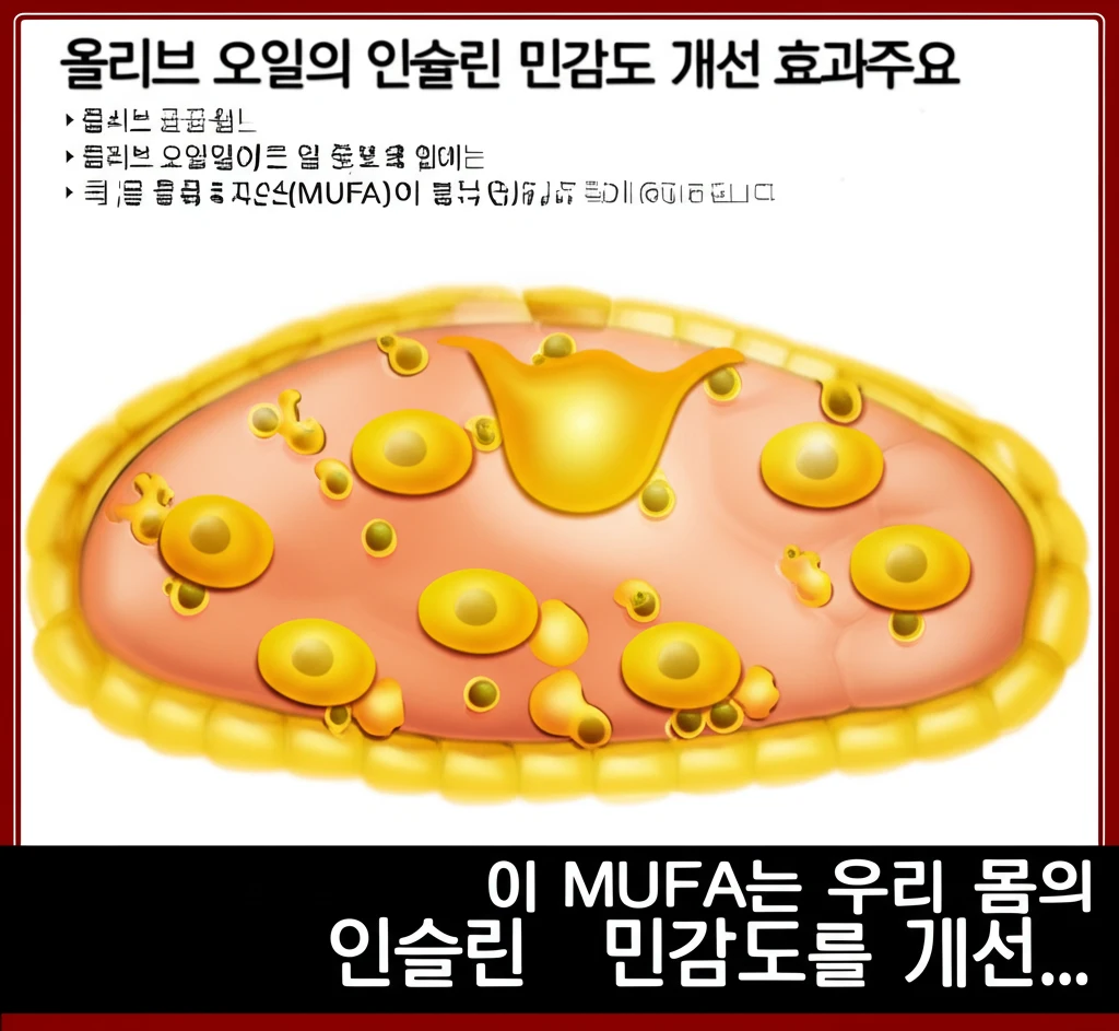 혈당 관리의 마스터키, 올리브 오일로..