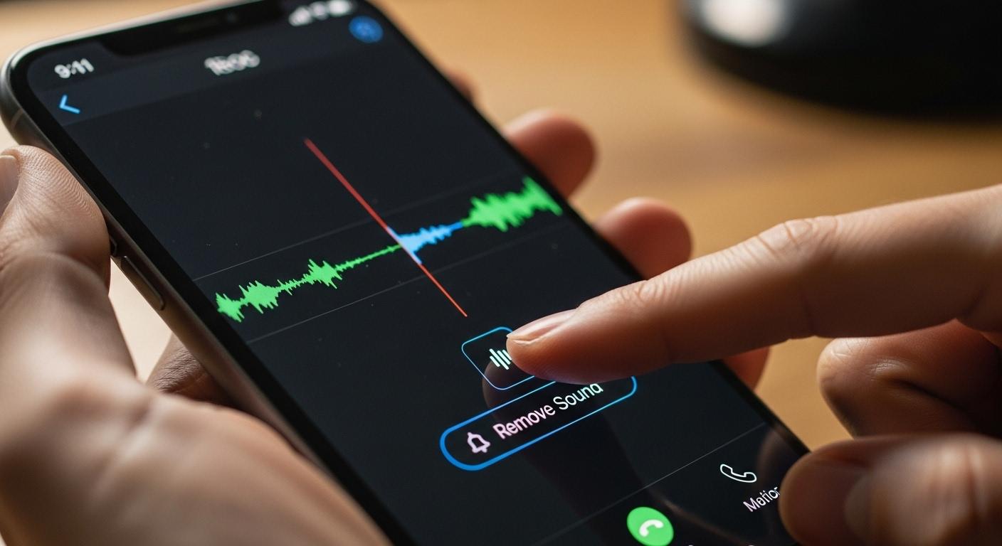 아이폰 통화녹음 소리 제거