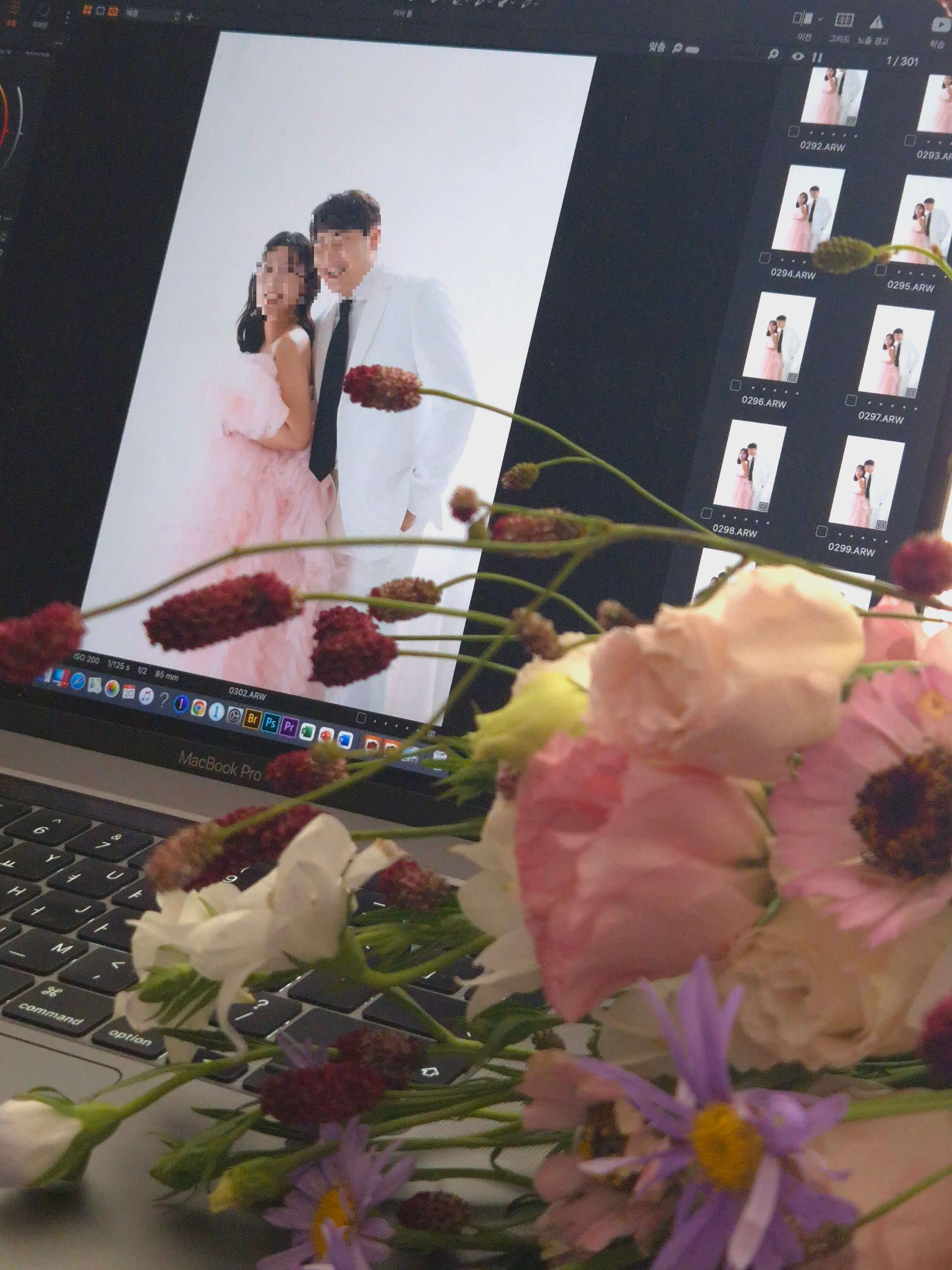 로마스튜디오 원데이 실내 웨딩촬영