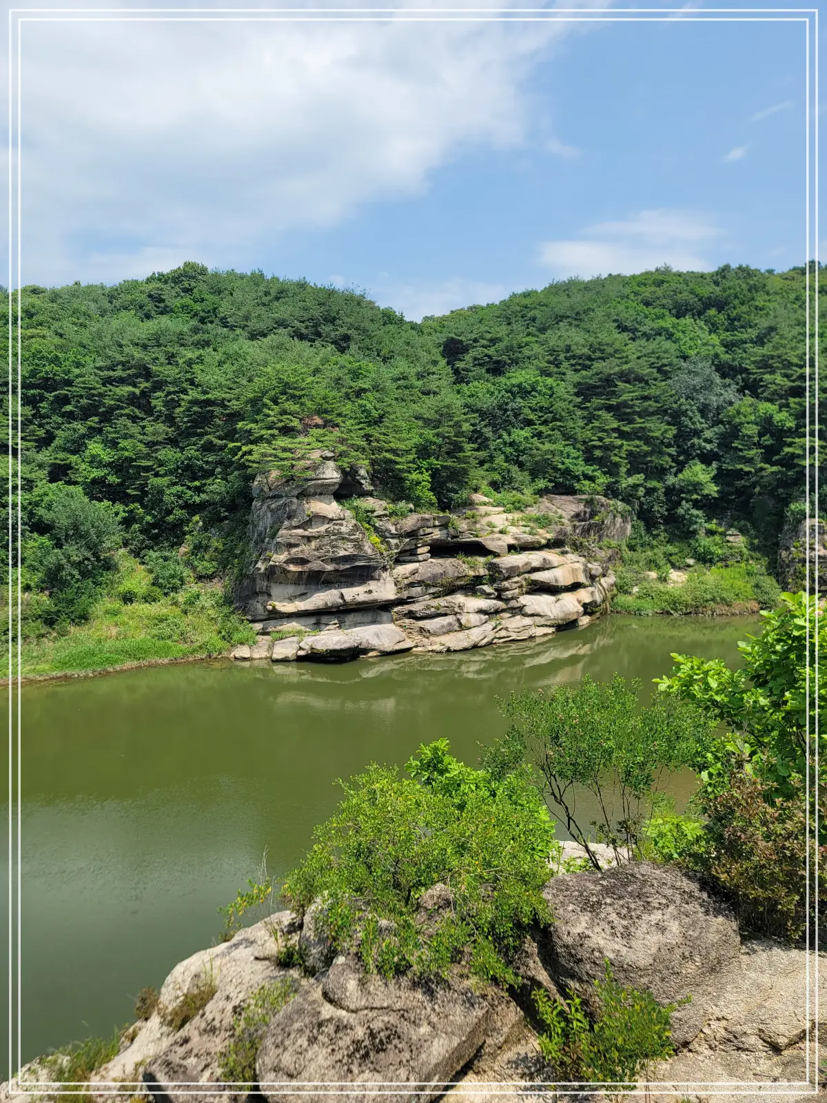 한탄강-주상절리길-샘소쉼터-앞-전경