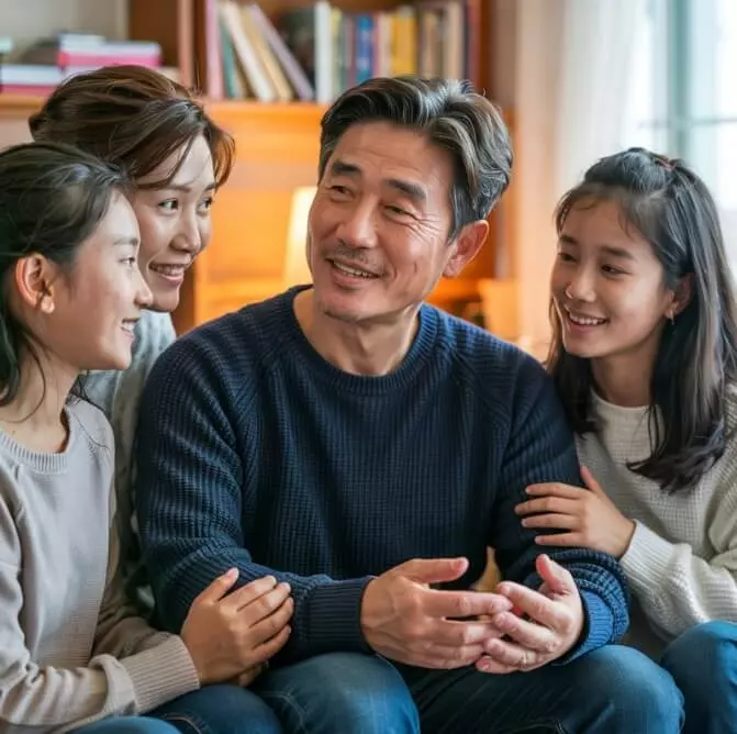 가족들의 대화