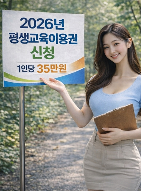 2026 평생교육이용권 신청 총정리! 대상, 35만 원 지원금, 신청방법, 사용처