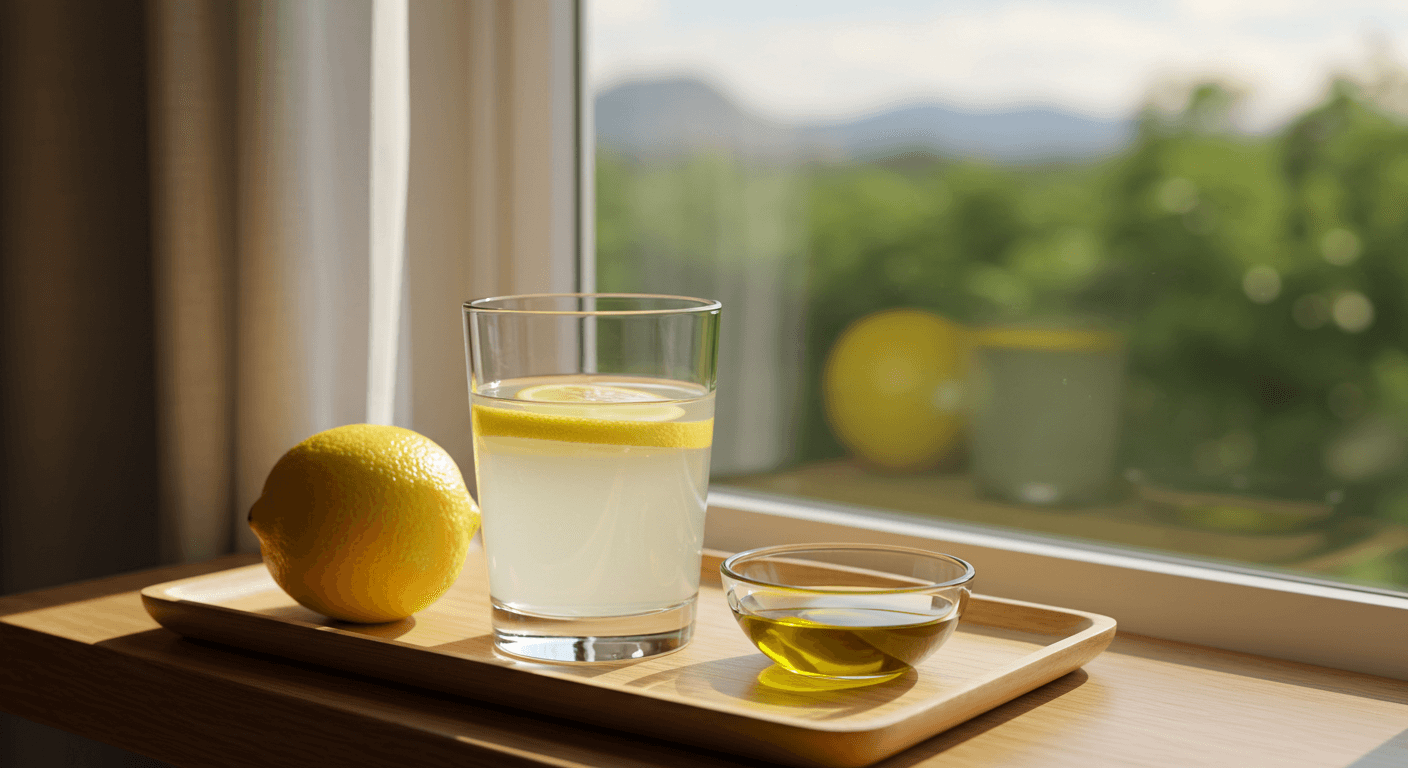 레몬즙 올리브유 먹는 법, 공복 건강법, 레몬즙 효능, 올리브유 효능, 다이어트 팁, 간 해독, 변비 개선, 자연요법