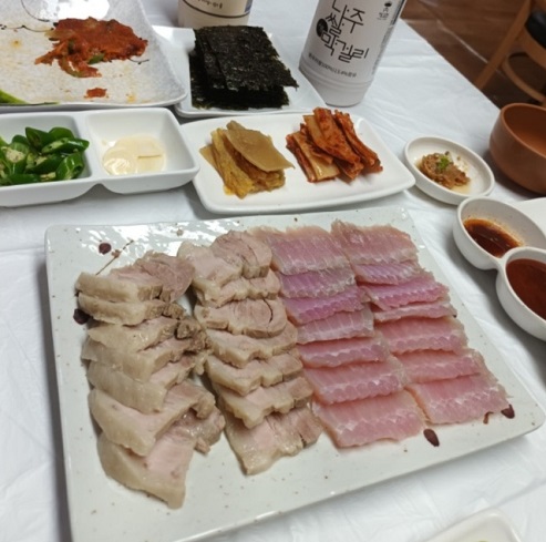 나주-홍어삼합