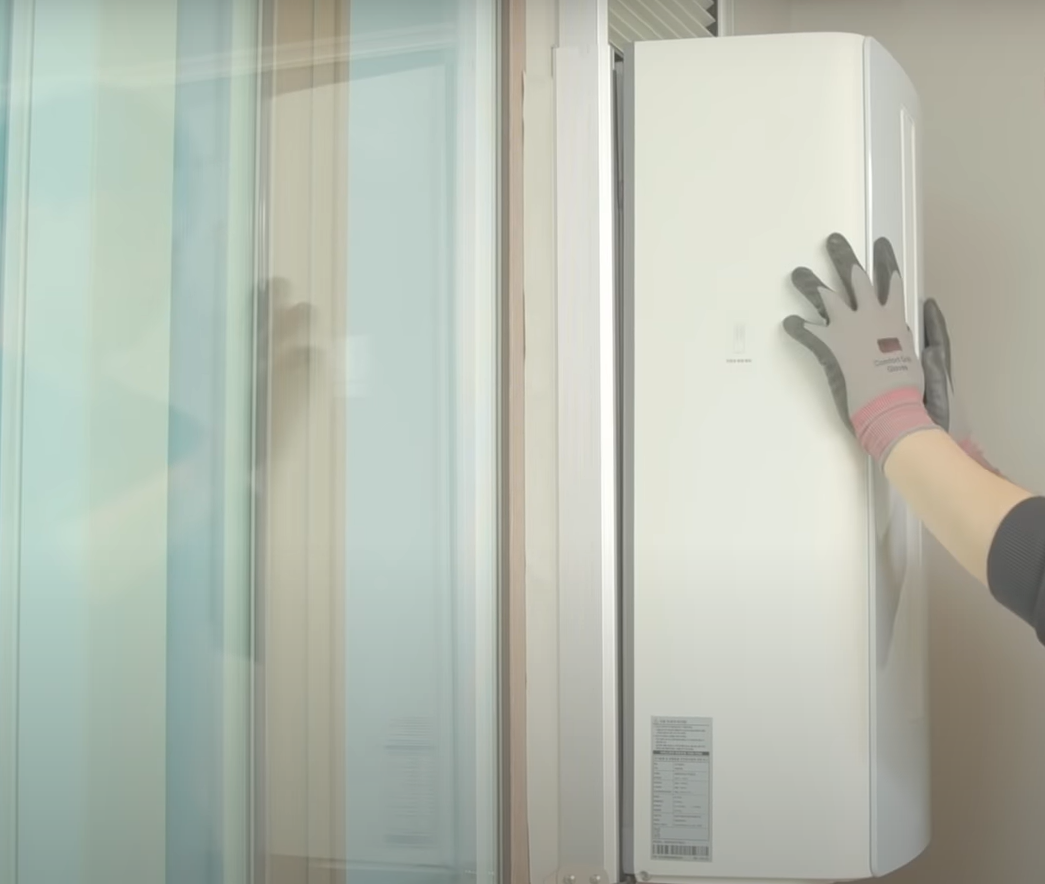 창문형에어컨설치방법