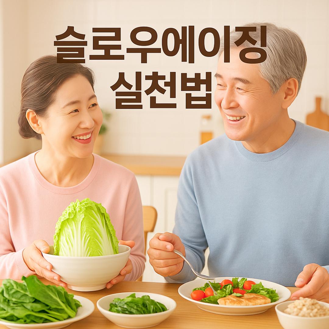 저속노화 실천법 사진