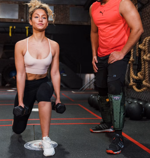 중량 런지(Lunge)