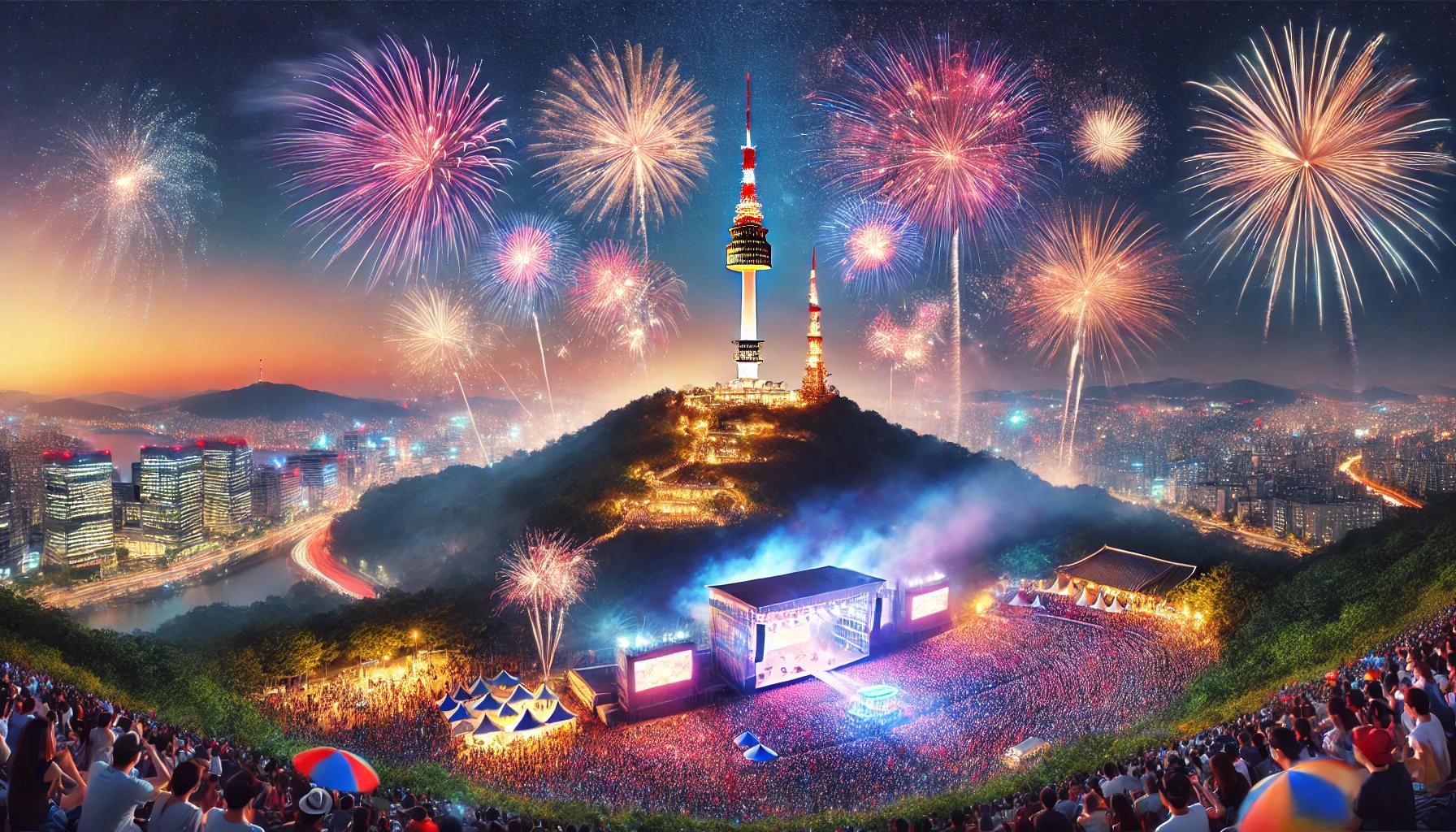 남산 불꽃축제 명당