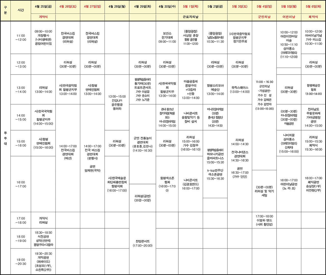 함평나비축제 제27회 함평나비대축제 함평엑스포공원 나비날리기