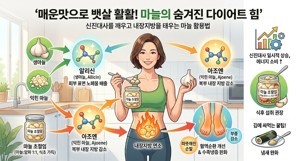 뱃살 빼는 매운맛 이미지