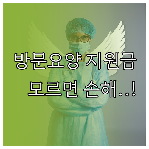 방문요양 혜택 놓치지 않는 방법 복지..