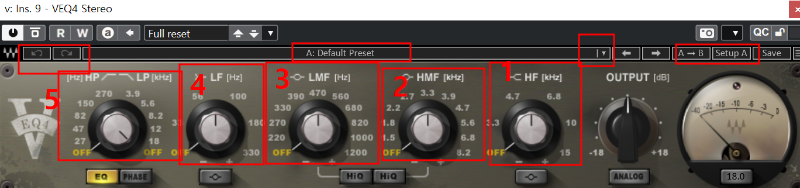 VEQ 4 Streo&#44; VEQ 3 Streo&#44; VCOMP Streo