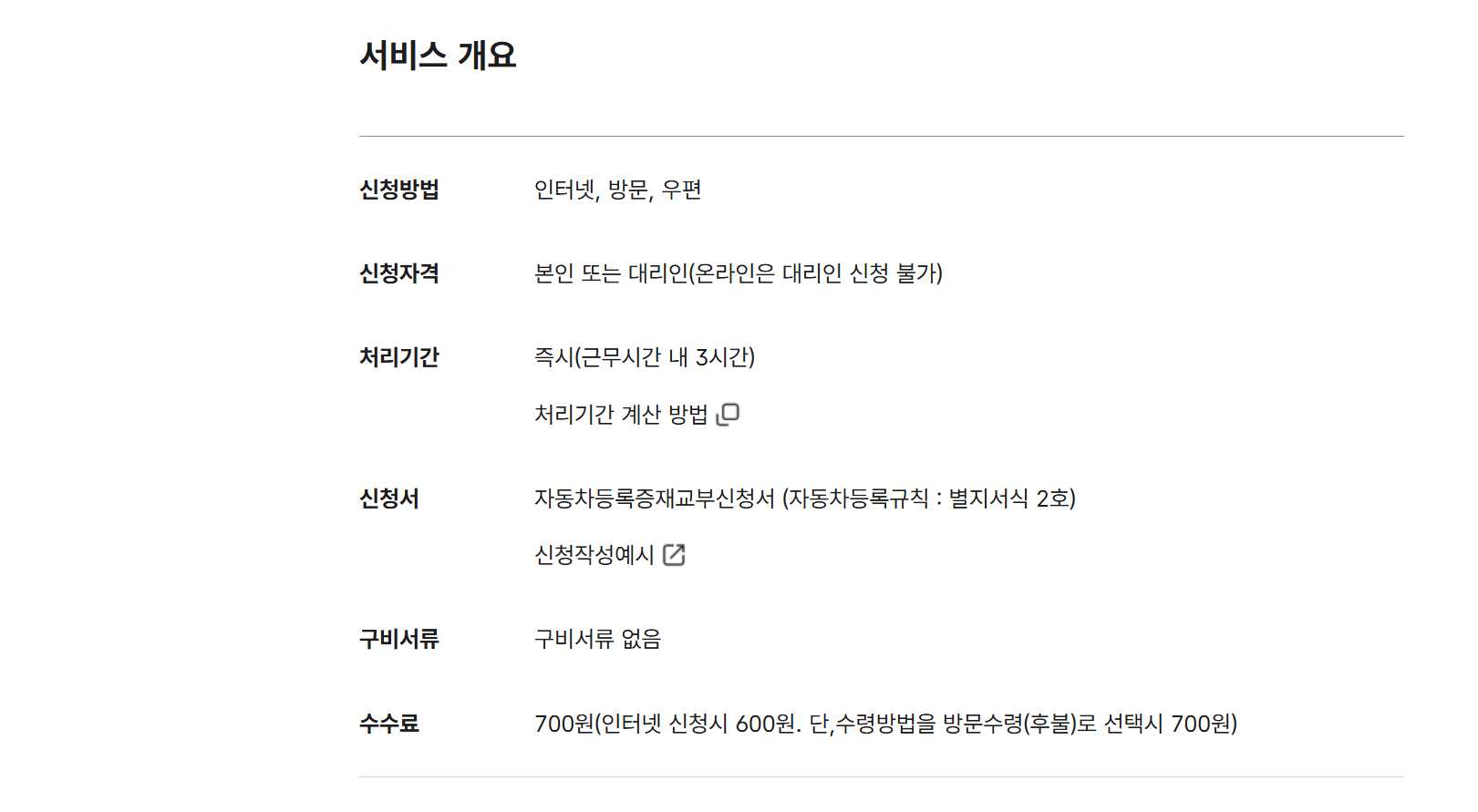 자동차등록증 재발급 인터넷 발급