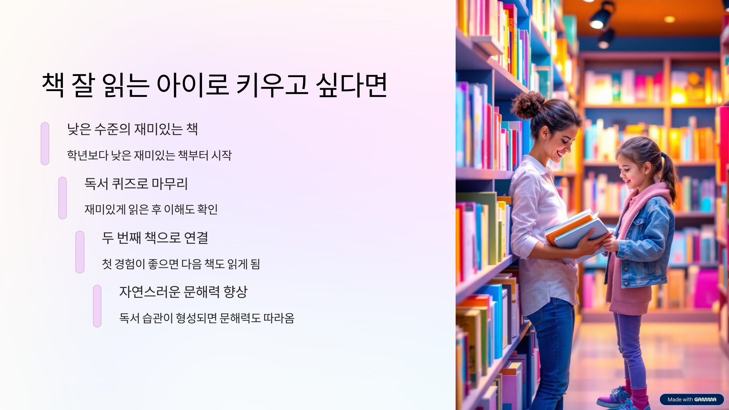 책을 잘 읽는 아이로 키우고 싶다면