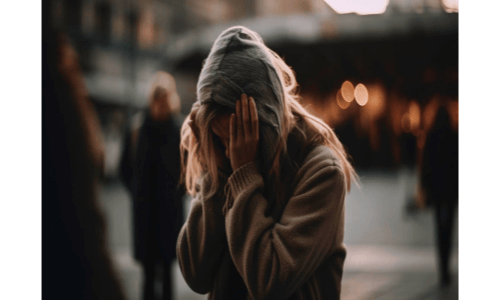 후디-쓴-금발-여자가-괴로워-하는-모습-썸네일