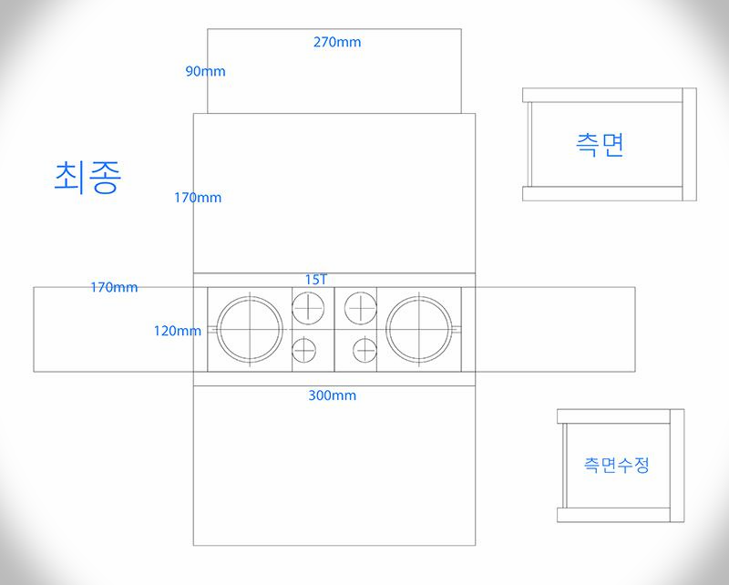 일러스트레이터로 작업한 도면