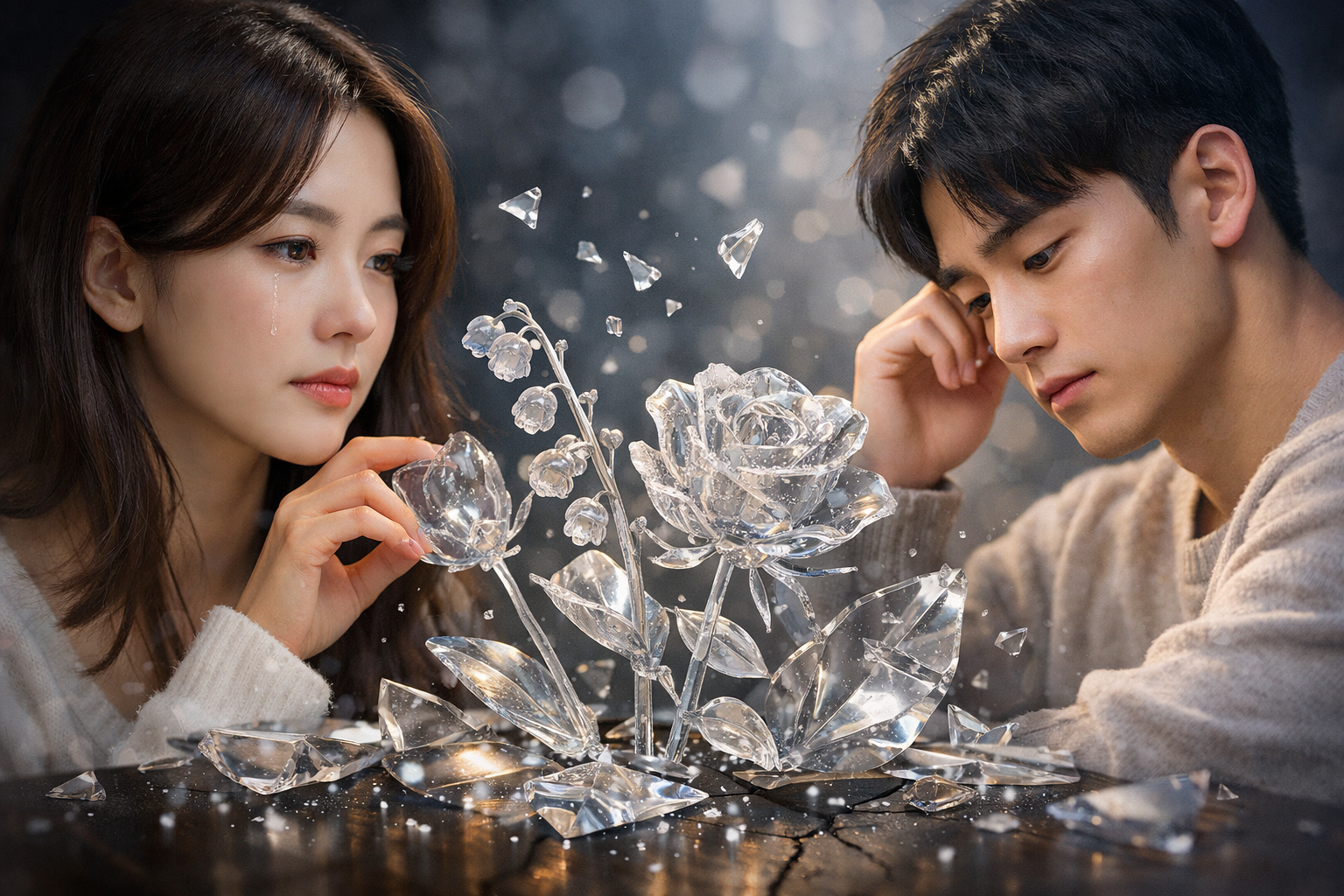 유리꽃 꽃말