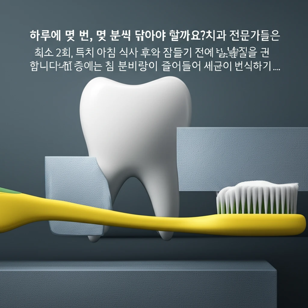 하루 2번 2분 치아를 위한 완벽 칫..