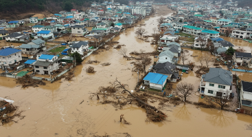 홍수 사진