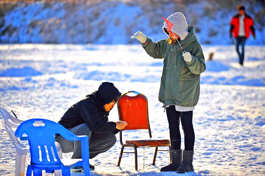 강화 신선지 낚시터 빙어낚시 축제