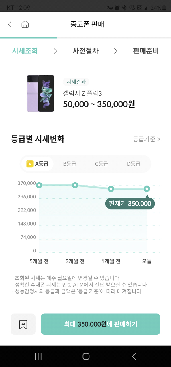 갤럭시z플립3 중고판매